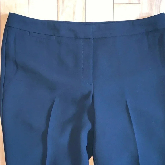 TALBOTS RSVP Ankle Pants Trousers Solid Black Size 16 Fully Lined Dress Slacks - Picture 6 of 10